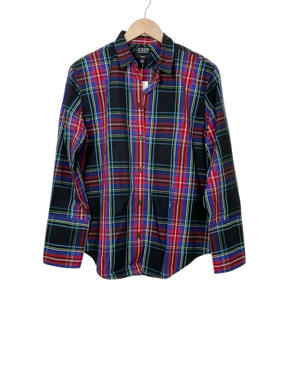 J. Crew Garçon classic shirt in Stewart tartan cotton poplin Size 6
